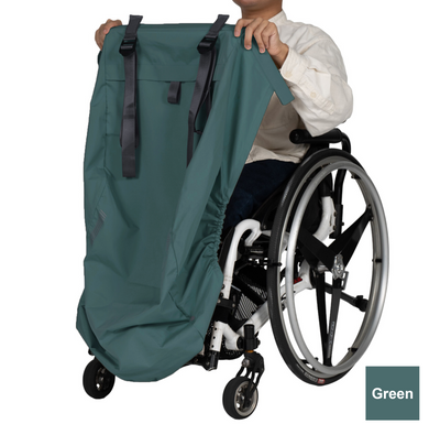 【サンプル貸出】車椅子利用者向けレインウェア（晴雨兼用）