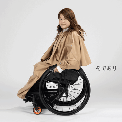 【サンプル貸出】ジャケット 車椅子利用者向けレインウェア（晴雨兼用）